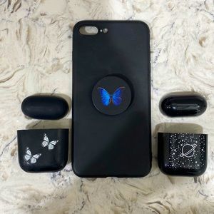 2 AirPods cases and 1 iPhone case